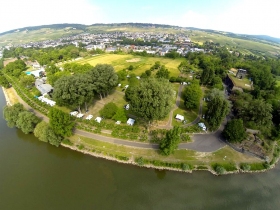 Luftaufnahme 2015 Campingplatz Rüdesheim am Rhein
