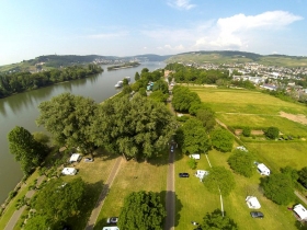 Luftaufnahme 2015 Campingplatz Rüdesheim am Rhein